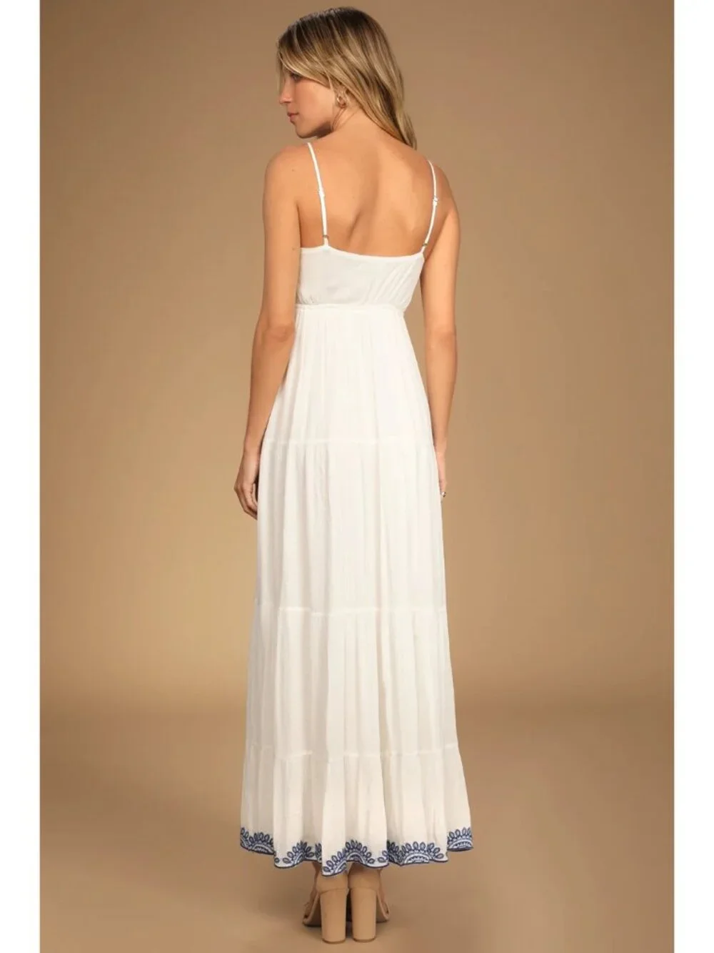Lulus Those Summer Days White Embroidered Maxi Dress - Picture 3 of 12